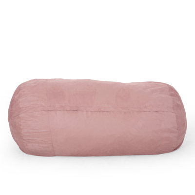 Fauteuil à billes en microfibre 8 pieds Rose