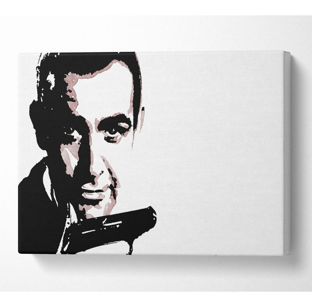 James Bond Sean Connery - Kunstdrucke auf Leinwand