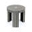 Striped Pattern Bone Inlay Nesting Coffee Table