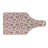 Ambesonne Snowflake Tempered Glass Cutting Board Star and Dot Pattern Red White