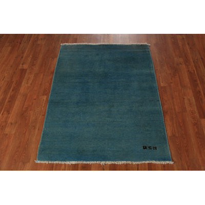 Blue Modern Gabbeh Oriental Foyer Rug 3x4