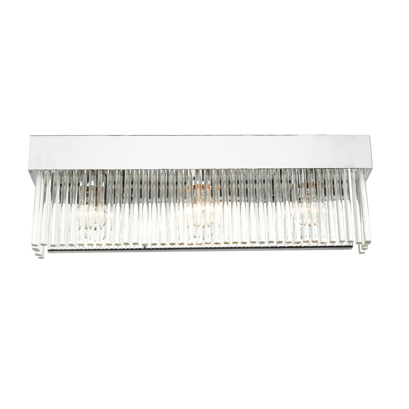 Bamey 3 - Light Dimmable Bath Bar, Polished Chrome