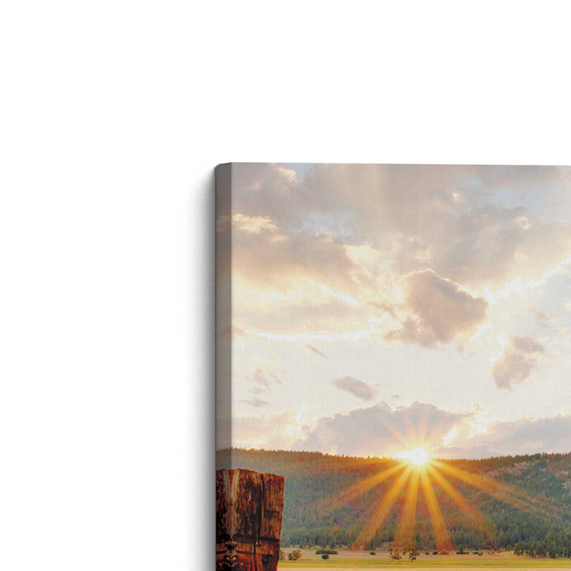 Grande récolte sur toile 36 po x 54 po Golden Harvest, H 48 po x l 72 po