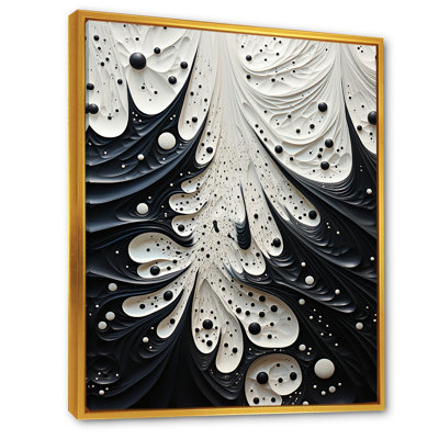 Minimalisme Stingray, peinture en noir et blanc - impressions d'art mural Stingray