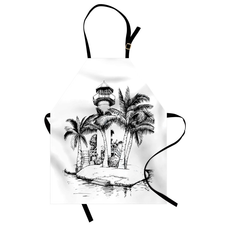 No Pattern Bib Apron