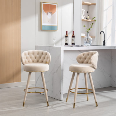 Jennevie Swivel Bar Stool -  Rosdorf Park, E62D5476BCDF465393F5C492CE81BB9A