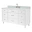 ARIEL Monroe 54 Single Sink Bathroom Vanity with Carrara Quartz Top-559027419-569601506-600647837
