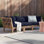 Ensemble de patio d'extérieur 3 pièces Modway Marina