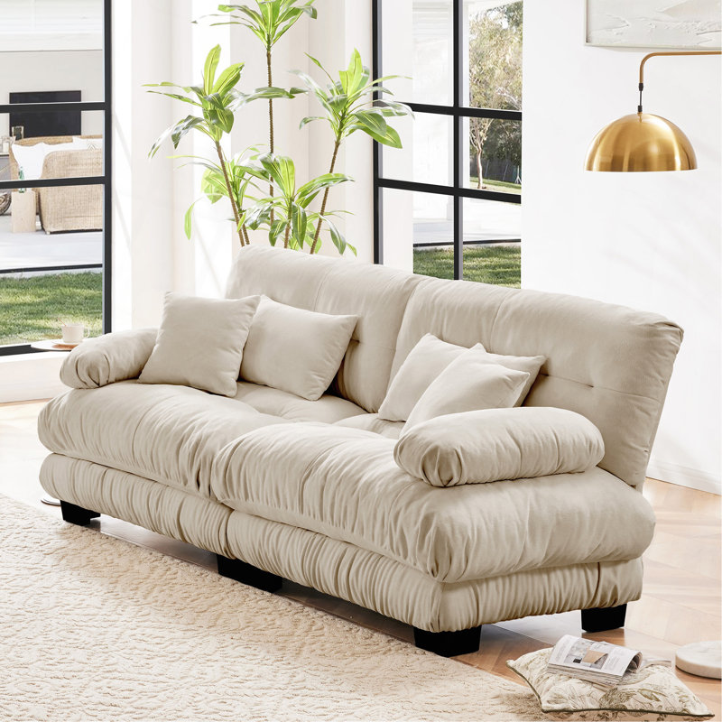 Canapé 2 places Cloud Couch, Café clair