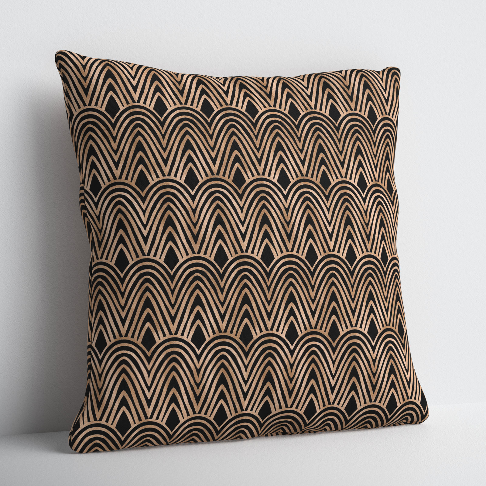 Millie Geometric Cotton Throw Pillow, No Fill
