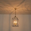 Luminaire suspendu cage moderne 4 lumières