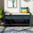 Shoe Rack With Cushioned Seat And Drawers, Multipurpose Entryway Storage Bench-1110796900