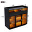 Glass Display Cabinet with LED Lighting