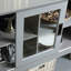 Buffet avec portes, gris