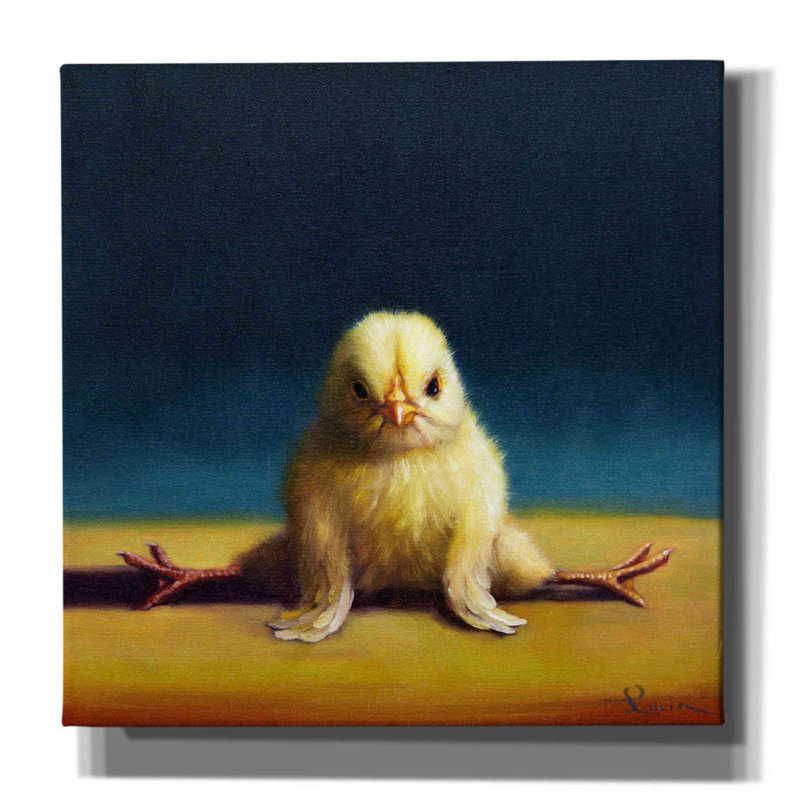 Epic Graffiti «Yoga Chick Front Split» par Lucia Heffernan, H 26 po x l 26 po x P 1,5 po