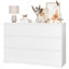 Commode double moderne 6 tiroirs l 47,2 po-102507566