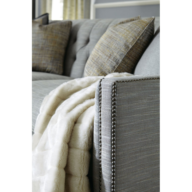 Candace Sofa, Dark Grey Chenille 5533-011