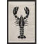 « homard contour », reproduction d’art encadrée-20836834