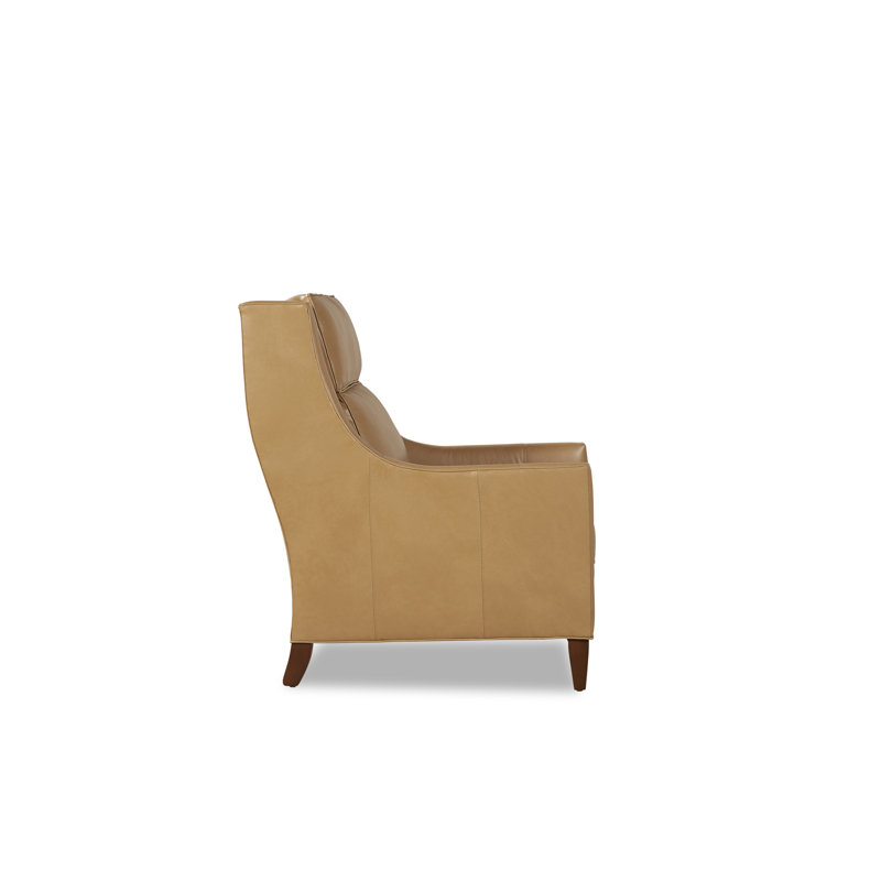 Landon Leather Armchair, Smokey