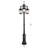 Allyiah 84 inch Outdoor Post light with pole in Black