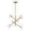 Lustre mobile en verre 4 lumières Spoutnik-2088775480
