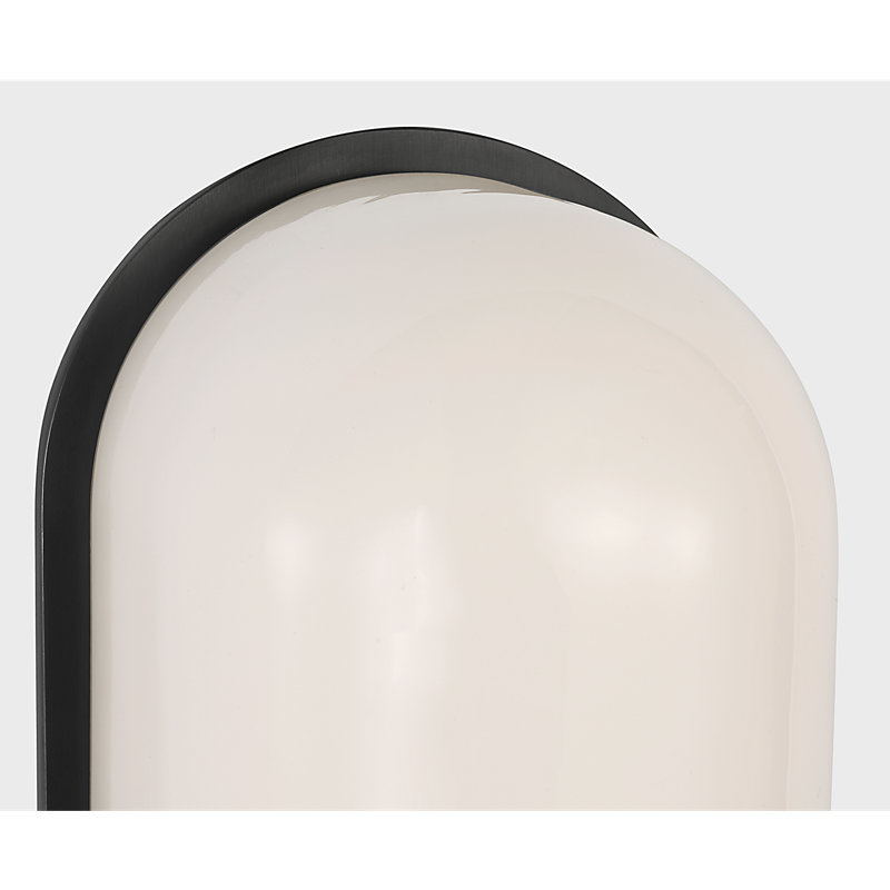 Kelly Wearstler Solid Brass 1 - Light LED Flush Mounted Sconce, 8" H x 4.5" W x 4" D, Bronze