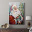 Père Noël et cardinaux - galerie Cavas sur mesure-1810371628
