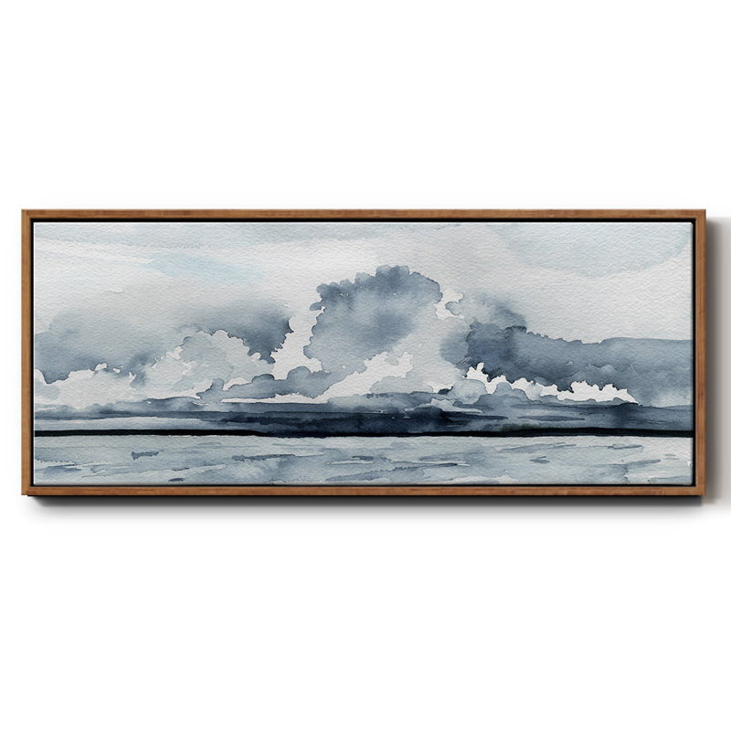 Passing Rain Storm II- Framed Canvas
