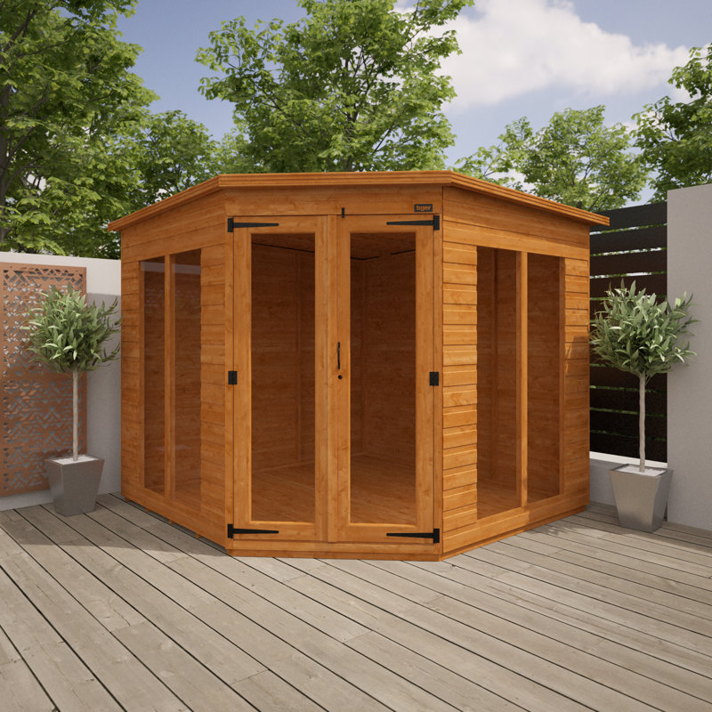 8x8w Tiger Vista Corner Summerhouse