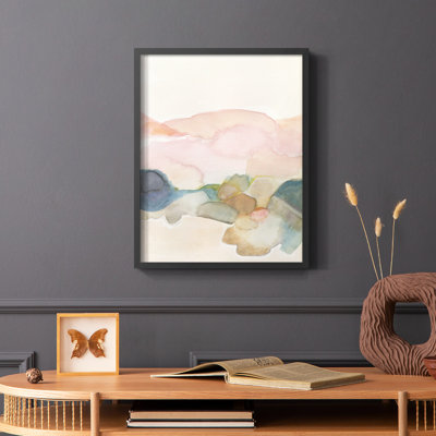 Desert Canyon II, reproduction encadrée - bois massif