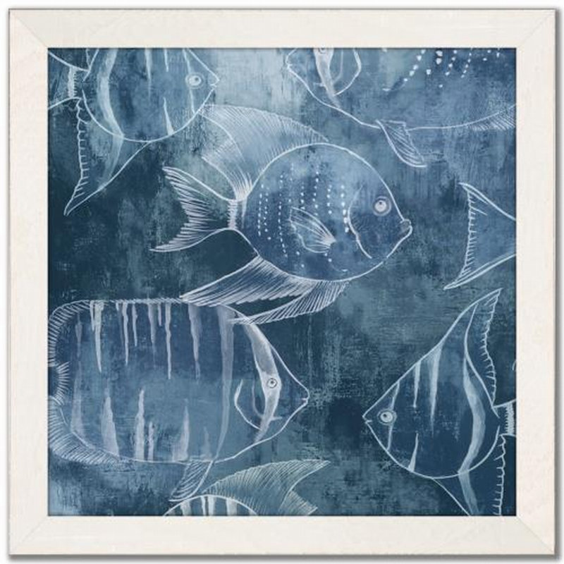Under the Reef I Framed Wall Art