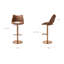 Tabouret de comptoir pivotant réglable en hauteur Sola-122253118
