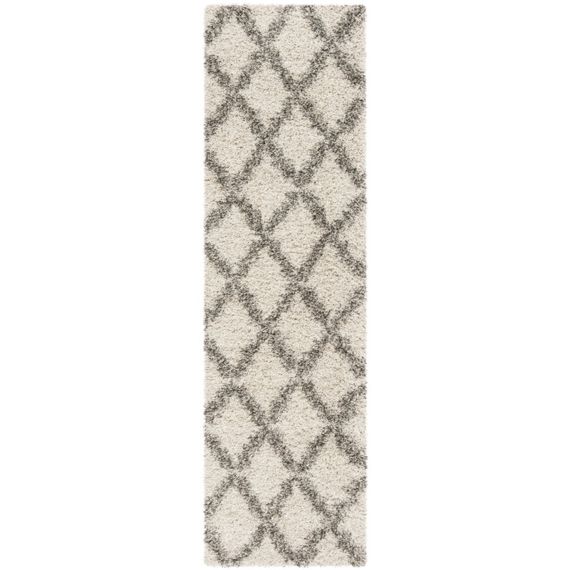 Hudson Shag Performance Geometric Rug, Runner 2'3" x 8'