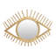 Miroir mural Greta, structure Sunburst, fibre naturelle