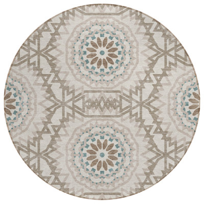 Kawon Geometric Indoor / Outdoor Rug