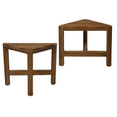 Leavittsburg Solid Wood Accent Stool