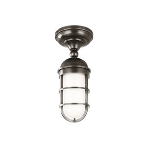 Groton 1 - Light 5.75" Caged Cylinder Semi Flush Mount