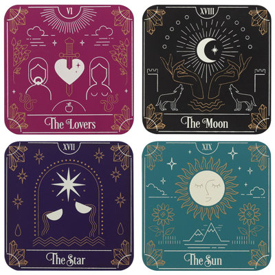 Square 4 Piece Coaster Set