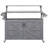 Outdoor Rolling Grill Cart with Internal Storage Rack-373606757