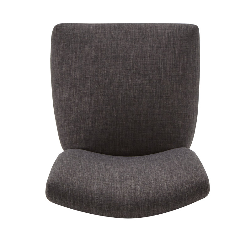 Chaise d'appoint rembourrée Lancaster, Lin gris foncé