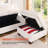 112" Wide L-Shaped Chenille Sofa Modular Sofa Sectional Storage Sofa-544812153
