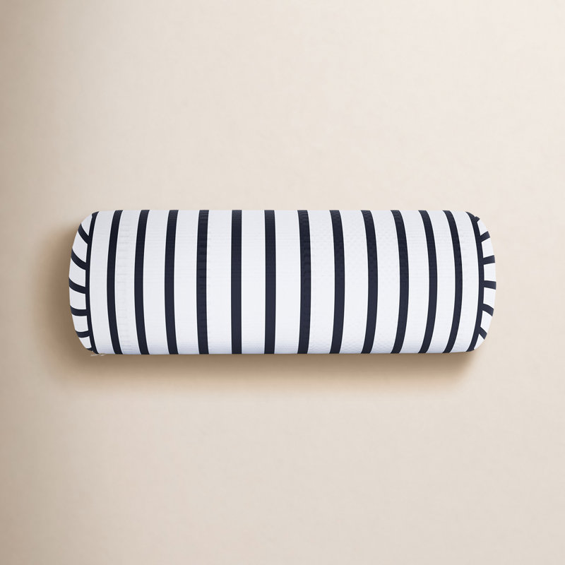 Amala Sunbrella® Pillow Cover & Insert, Sunbrella Lido Stripe