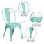 Chaise d'appoint empilable en métal Lily-1652496486