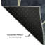 Tapis géométrique de qualité supérieure lavable à la machine-1001453819