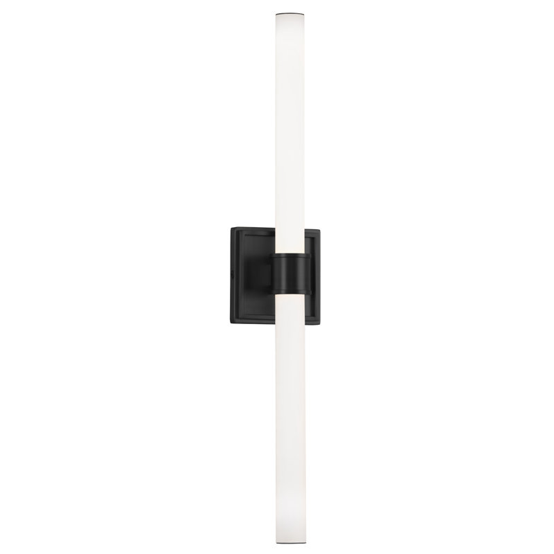 Rona 1 - Light LED Bath Sconce, Black