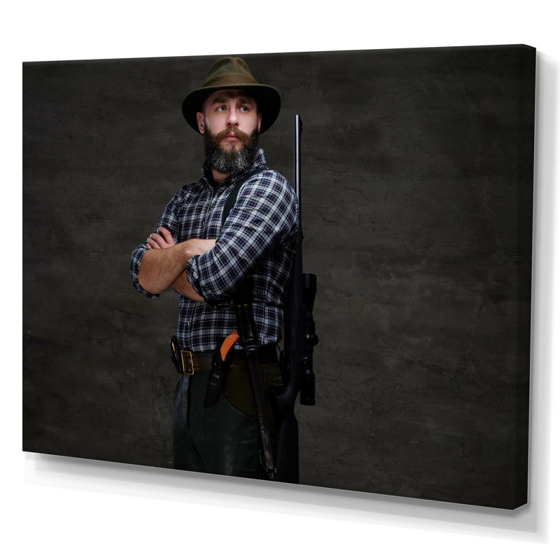 Portrait of Hunter, reproduction de photo sur toile, Toile tendue, H 34 po x l 44 po x P 1,5 po