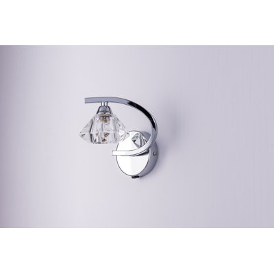 Johana Chrome Armed Sconce