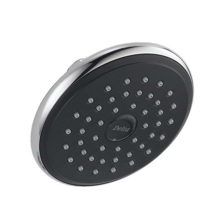 Universal Showering Components Full/Standard Fixed Shower Head with H2Okinetic Technology