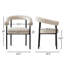 Fauteuil d'appoint rembourré moderne avec accoudoirs 30 po Modern