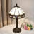 14''H Tiffany Style Table Lamp Resin Base And Stained Glass Table Lamp-1159069973